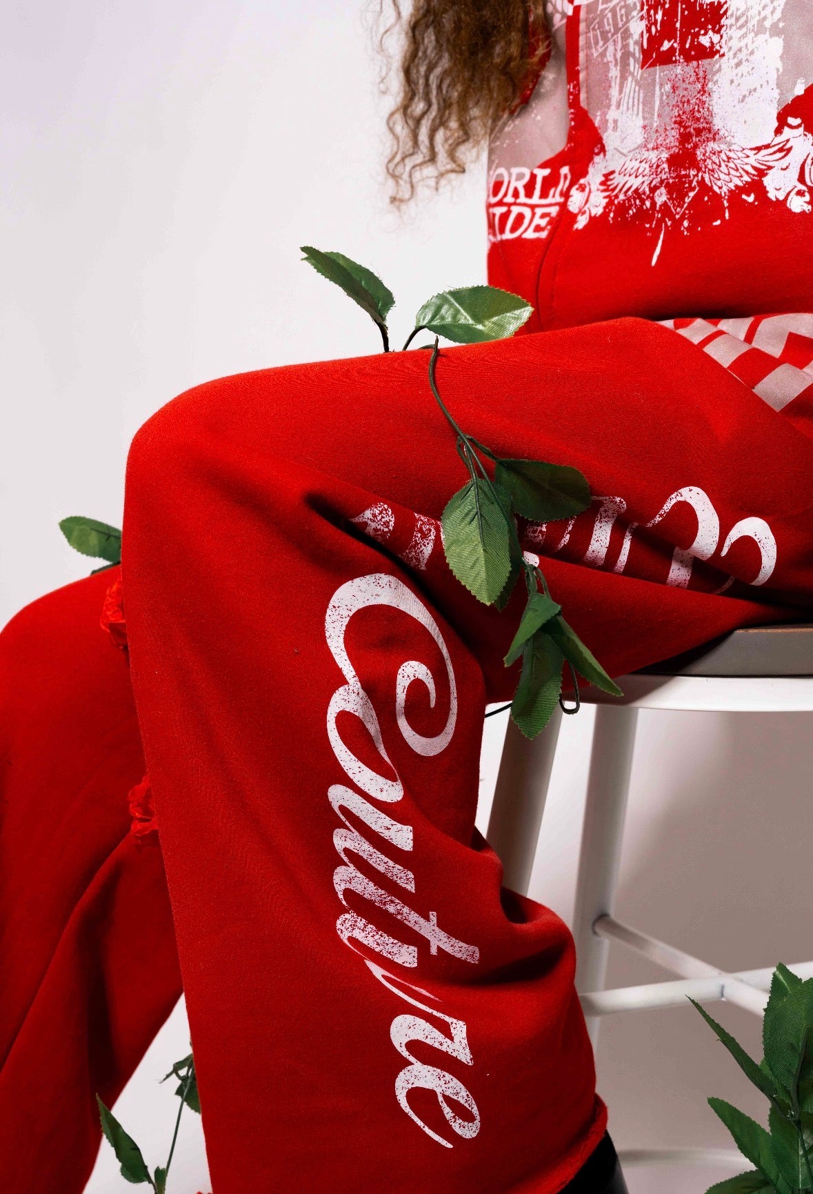 VISION 08 SWEATPANTS (RED)