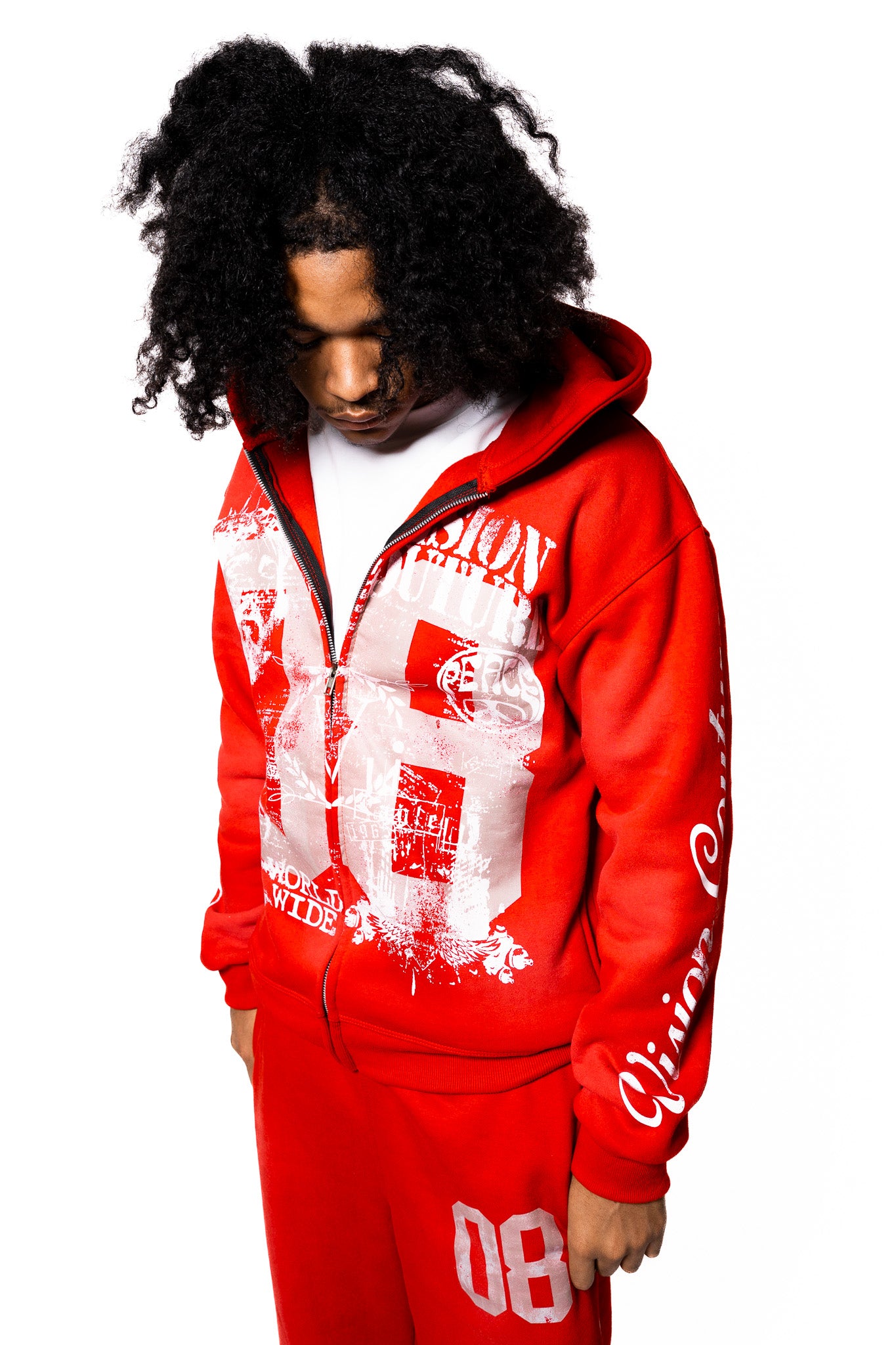 VISION 08 ZIPUP (RED)