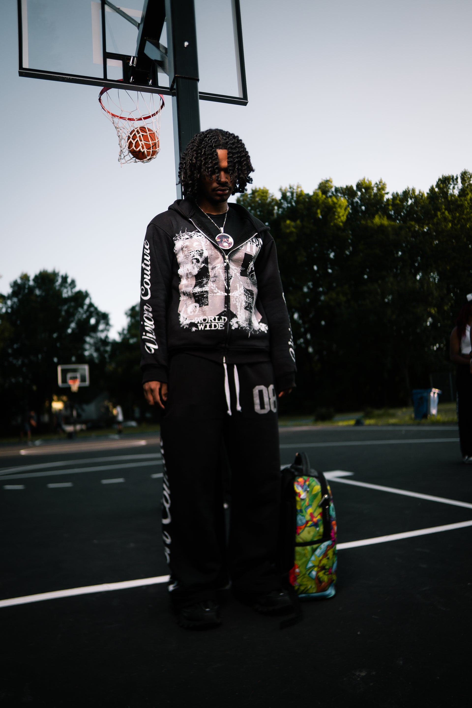 VISION SWEATPANTS  08 BLACK