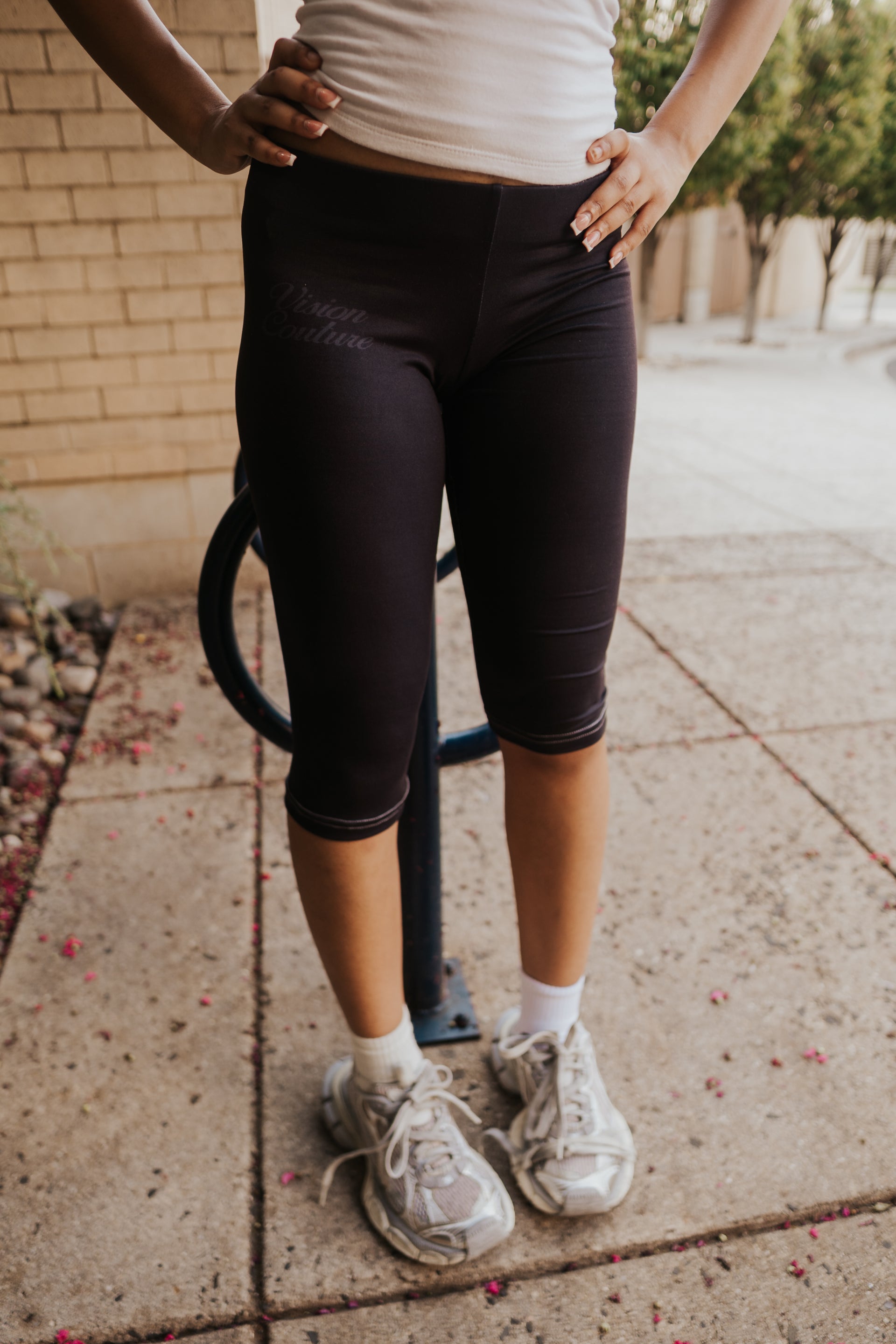 Women's Black Capri Leggings