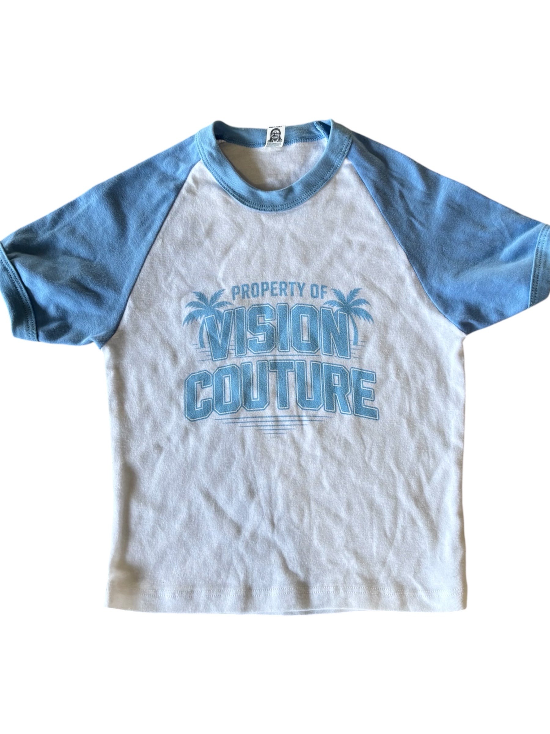 VISION COUTURE BABY TEE BABY BLUE