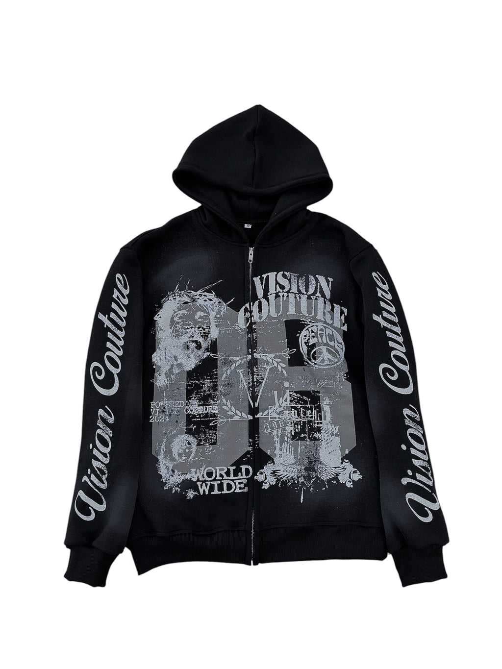 08 ZIPUP BLACK